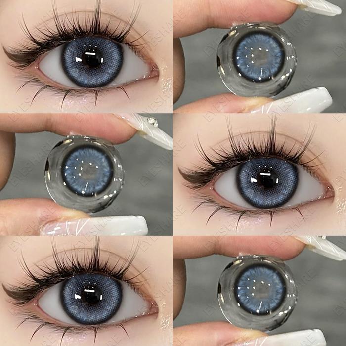 Gambar Eyeshare Diamond Gray Softlens Minus -1.00~-5.50 14.5mm Softlen - DIAMOND-BLUE, -1.00 dari Menyinarimu undefined Tokopedia