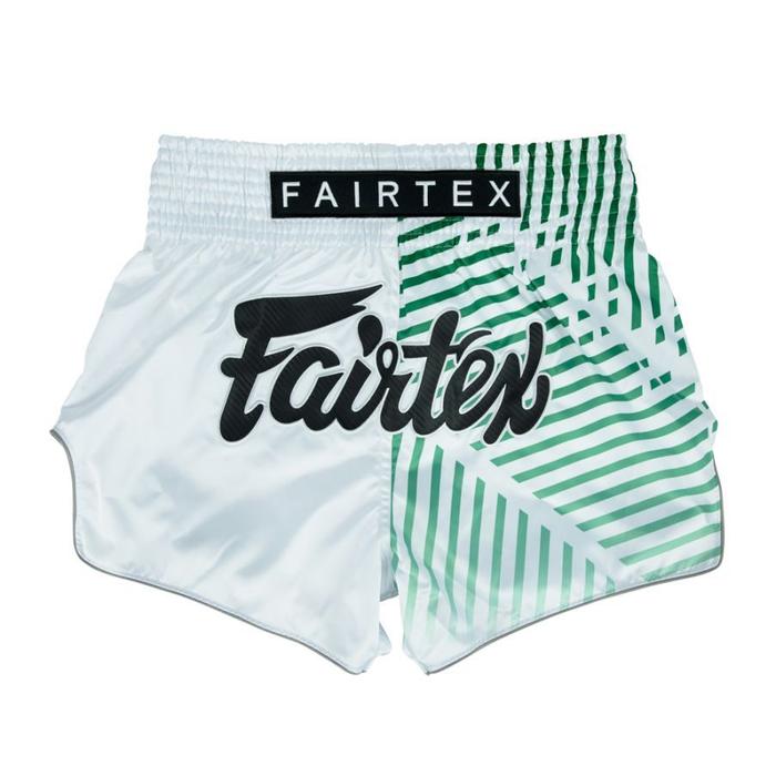 Gambar Fairtex Muay thai Short / celana muay thai / muaythai short boxing - Racer White, XXL dari Jakarta Boxing INA undefined Tokopedia