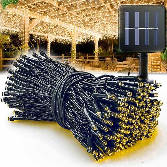 Gambar ZTree Lampu Hias String Lights Solar Power Waterproof 32 Meter dari Angelina Eva Onlineshop undefined Tokopedia