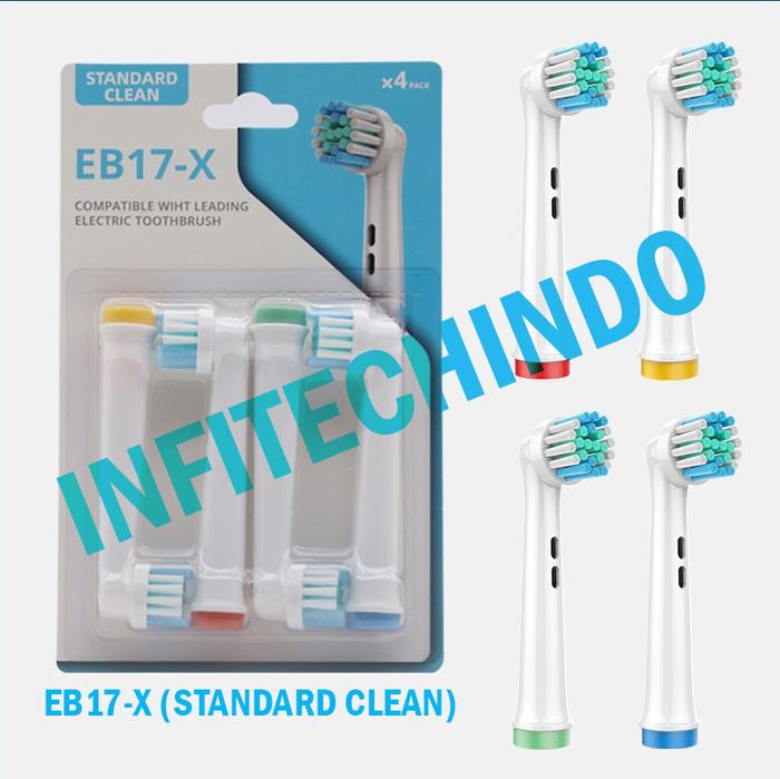 Gambar Refill Kepala Sikat Gigi Elektrik Oral-B Electric Toothbrush Brush Hea - EB17-X dari infitechindo official undefined Tokopedia