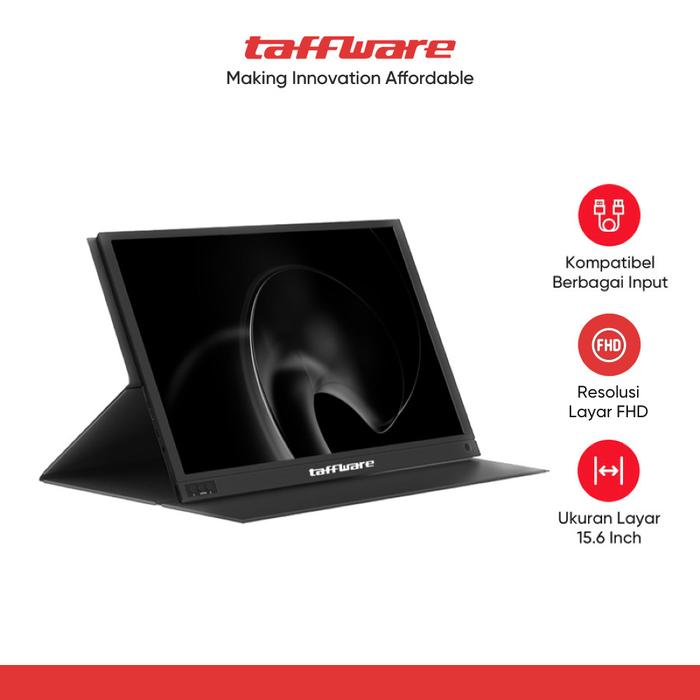 Gambar Portable Monitor FHD Taffware 15.6 Inch 1080p with Touchscreen dari Taffware Official Store undefined Tokopedia