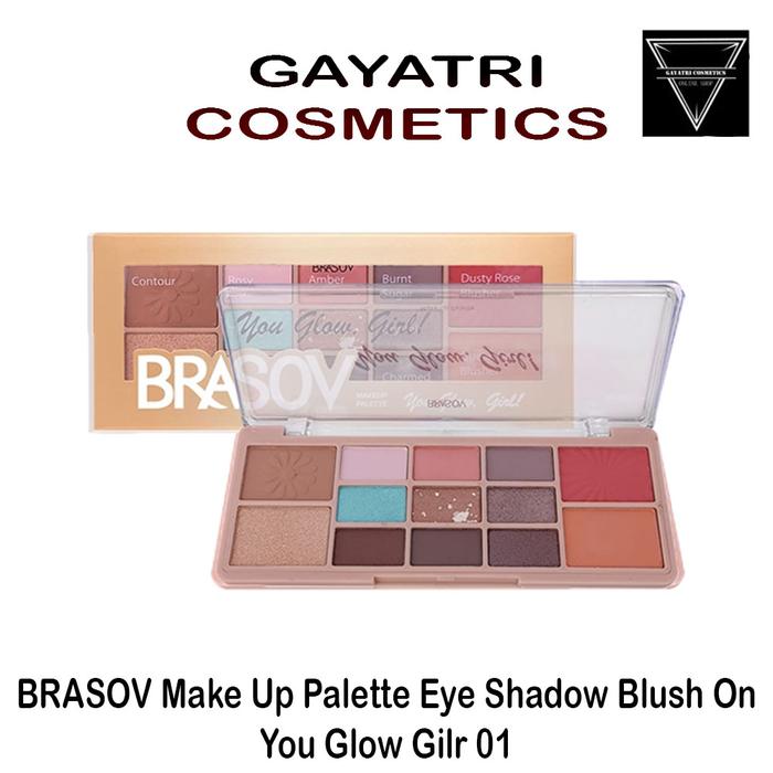 Gambar Brasov Make Up Palette You Glow/ Be Dolly Paaches - You Glow dari gayatri cosmetics undefined Tokopedia