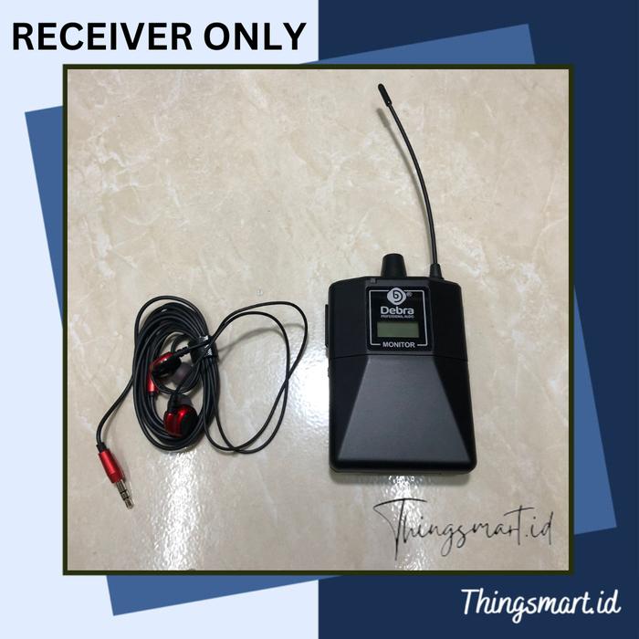 Gambar DEBRA Audio Pro ER-102 Wireless Earmonitor Sistem Musik Recording - RECEIVER ONLY dari Thingsmart ID undefined Tokopedia