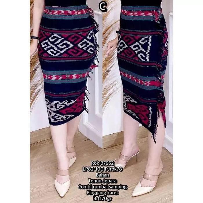 Gambar rok span tenun 7/8 - rpx 1, L dari NKD RIZKY STORE undefined Tokopedia