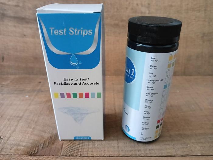 Gambar Drinking Water Test Kit isi 50 strip / Check kualitas air / 14 unsur - 100 strip dari NaesShopID undefined Tokopedia