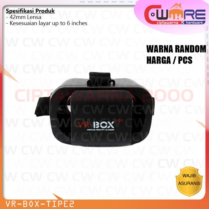Gambar Kacamata VR Box Smartphone Virtual Reality Headphone HP Android Game - Tipe 2 dari Ciptawarna2000 Home Living undefined Tokopedia