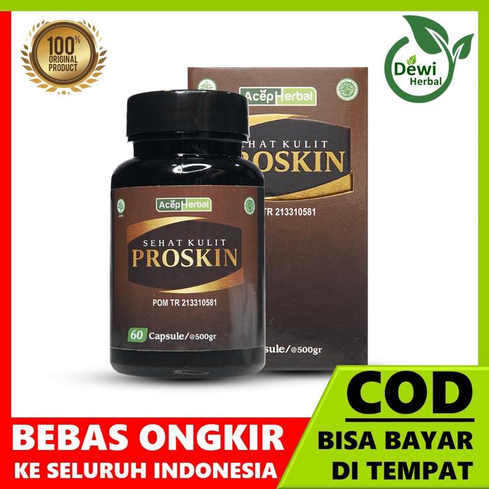 Gambar Obat Herpes Kulit, Cacar Air Cacar Api, Pengering Luka Herpes, Proskin dari Toko Dewi Herbal undefined Tokopedia