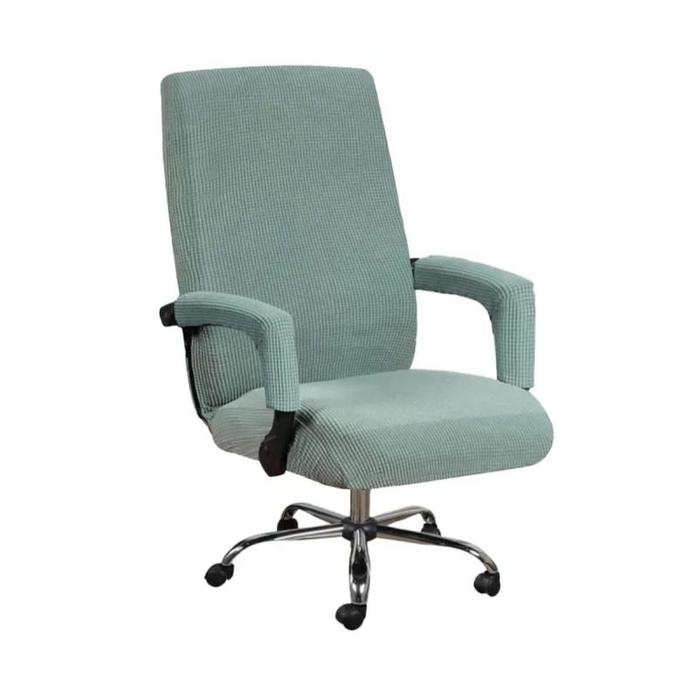 Gambar PU2 Cover Sarung Kursi Kantor / Sarung Kursi Putar / Cover Sarung - Hijau, L dari PURWA SHOP undefined Tokopedia