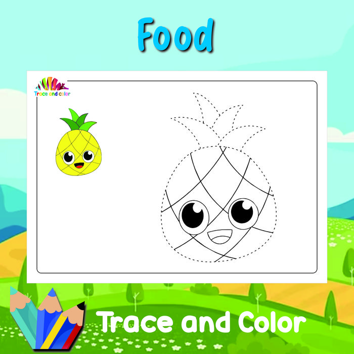 Gambar MENGGAMBAR MENGIKUTI POLA/ TRACING / FOOD/MEWARNAI - TPFOOD4, A5 dari ATOMYOFC undefined Tokopedia