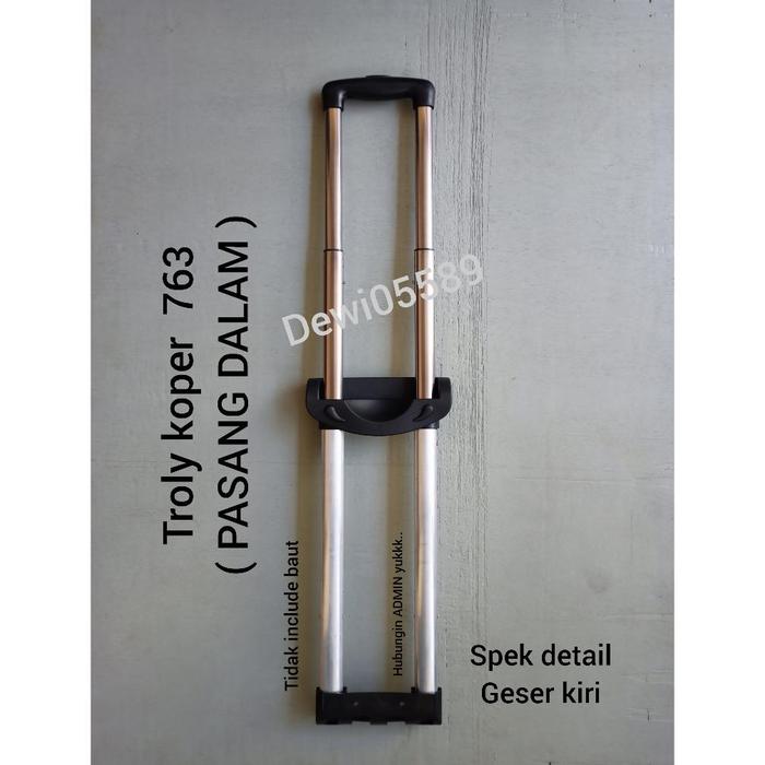 Gambar Troly koper, Troli koper kain,Tiang koper, Tiang koper kain, Sparepart dari cv humalom undefined Tokopedia