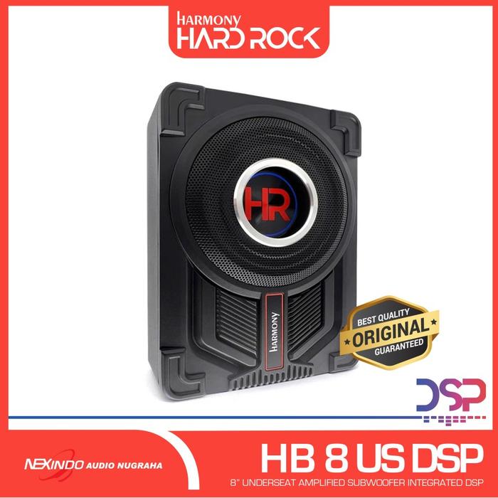 Gambar Subwoofer Aktif Harmony HB 8 US DSP 8" Underseat Amplified with DSP dari Audio Perdana undefined Tokopedia
