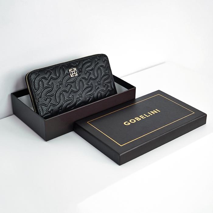Gambar Gobelini Wallet Fragolino Zipped - Resuro Emb-Blk dari Gobelini undefined Tokopedia
