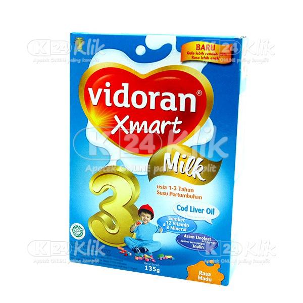 Gambar Vidoran Xmart Milk 3 Plus Vanila 350g Box (per Pcs) dari K24Klik undefined Tokopedia