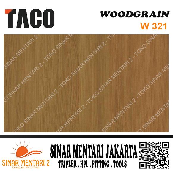 Gambar Edging TACO WOODGRAIN KODE W 321 ukuran 42 dan 22 - 22 dari Sinar Mentari Jakarta undefined Tokopedia