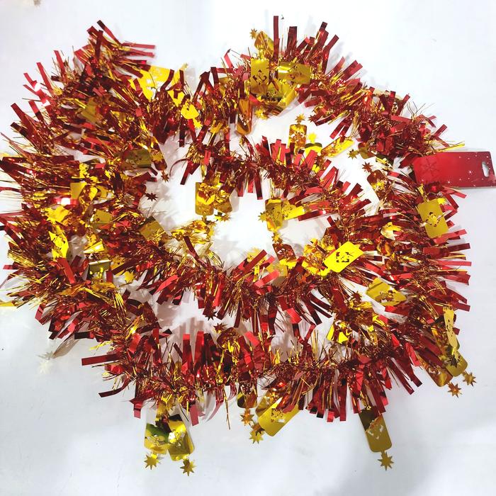 Gambar Slinger Imlek Merah Murah Hiasan Dekor Hampers Sincia Tinsel Party - SS954 PTSN RED dari MadisonShop undefined Tokopedia