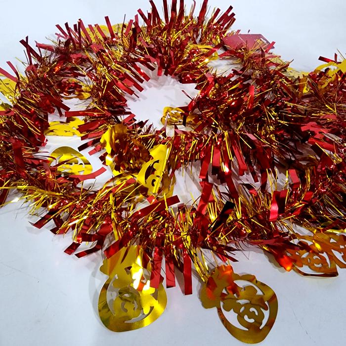 Gambar Slinger Imlek Merah Murah Hiasan Dekor Hampers Sincia Tinsel Party - SS953 Yenp RED dari MadisonShop undefined Tokopedia