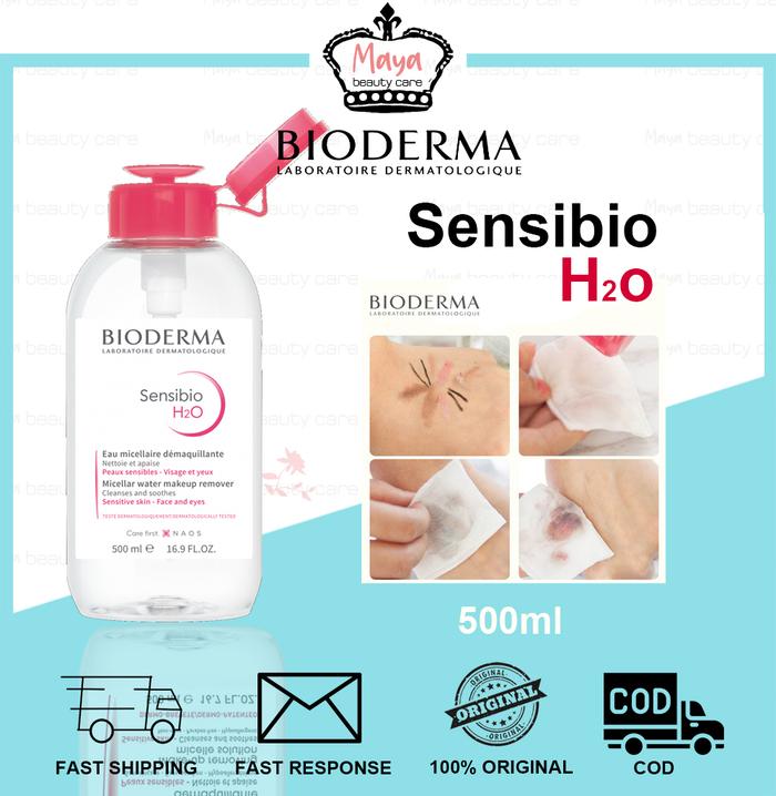 Gambar Bioderma Sensibio air misel H2O Micellar Water 500ml with Pump Make Up - Bioderma 500ml dari Toko ResmiBali undefined Tokopedia