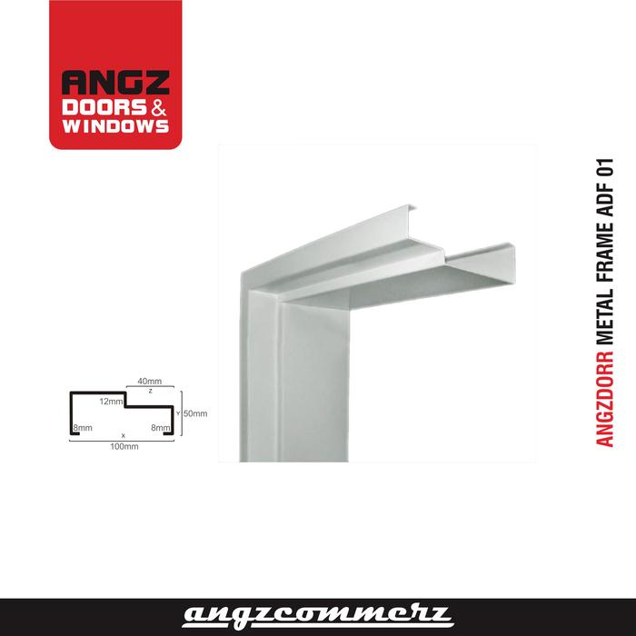 Gambar ANGZDORR Kusen Pintu Metal Door Frame EPOXY (PART 1) - 01A LEFT, 44X100 792X2170 dari ANGZDOORS &amp; WINDOWS CENTER undefined Tokopedia