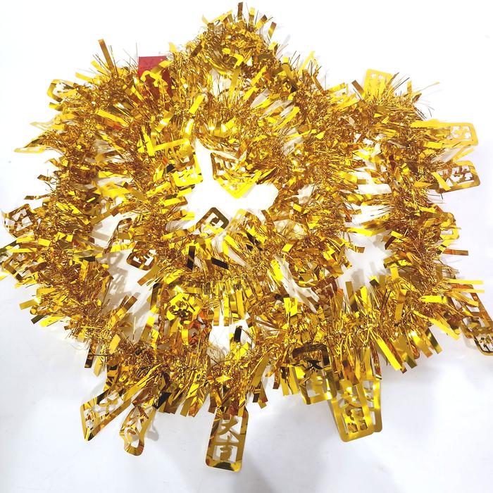 Gambar Slinger Imlek Merah Murah Hiasan Dekor Hampers Sincia Tinsel Party - SS955 Ping GOLD dari MadisonShop undefined Tokopedia