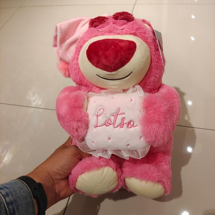 Gambar MINISO  Boneka Plush Lucu STITCH, ANGEL & LOTSO "Good Night" Series - LOTSO 35cm dari LEELOUF Shop undefined Tokopedia
