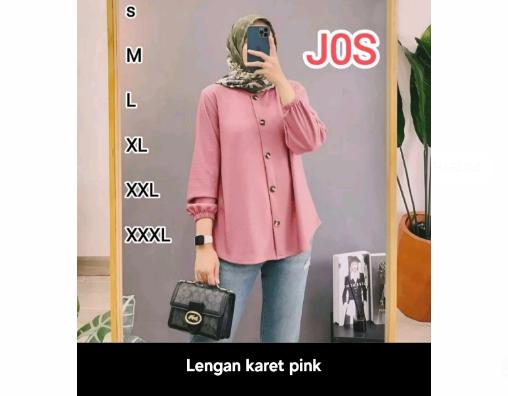 Gambar (terbaru) baju model cewek lengan panjang - pink, XXL dari broummedia undefined Tokopedia
