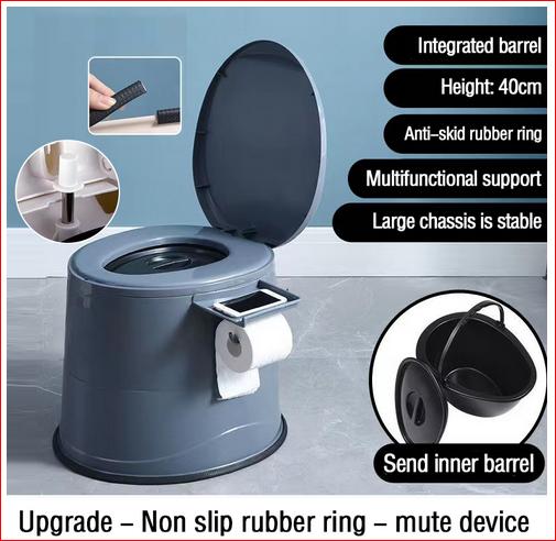 Gambar Kursi Pispot Lansia Wc Duduk Portable Closet Jongkok Kamar Mandi Orang Tua Sakit Ibu Hamil Buang Air Kecil Pup Bab - Kelabu Non Slip dari ASIA GOLD 1 undefined Tokopedia
