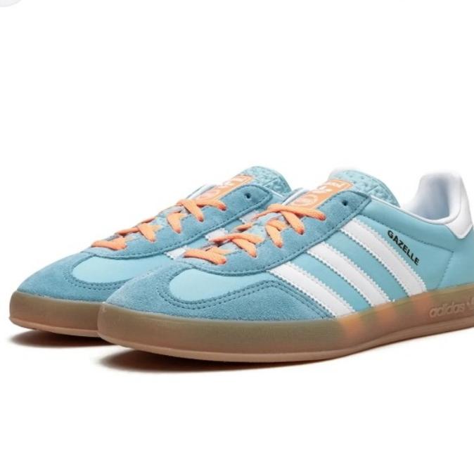 adidas gazelle silver green womens Adidas Originals Gazelle Indoor Suede – Fresh Rags FL main image 1