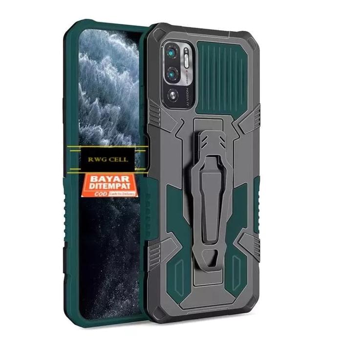 Gambar Infinix Smart 5 Smat Hard Case Belt Clip Robot Transformer Soft Hybrid - Hijau-Belt, Smart 5 dari Vrz Cell undefined Tokopedia