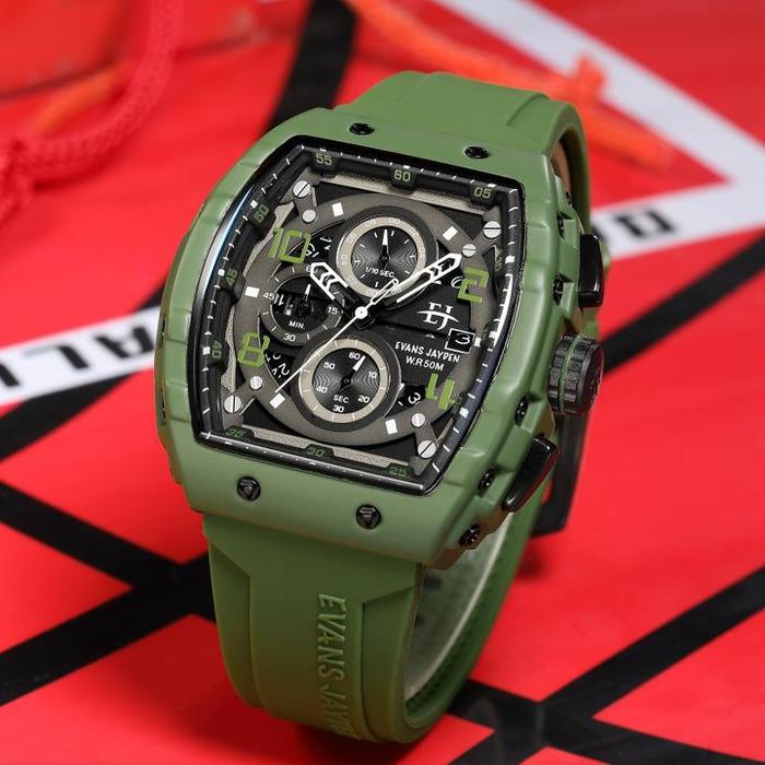 Gambar BUY 1 GET 1.. BEST SELLER. JAM TANGAN PRIA EVANS JAYDEN ORIGINAL 9554-2 - Hijau, 4.5 dari PUSAT JAM TANGAN IND 1 undefined Tokopedia
