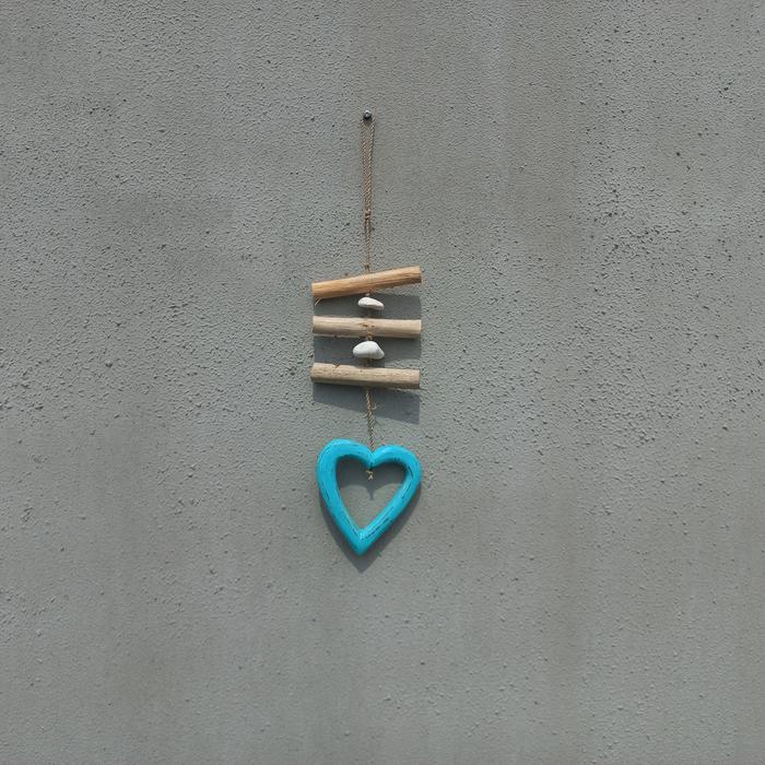 Gambar Gantungan hiasan kayu pintu jendela Kecil Bentuk Love Home decor - Hijau dari D&A Mart undefined Tokopedia