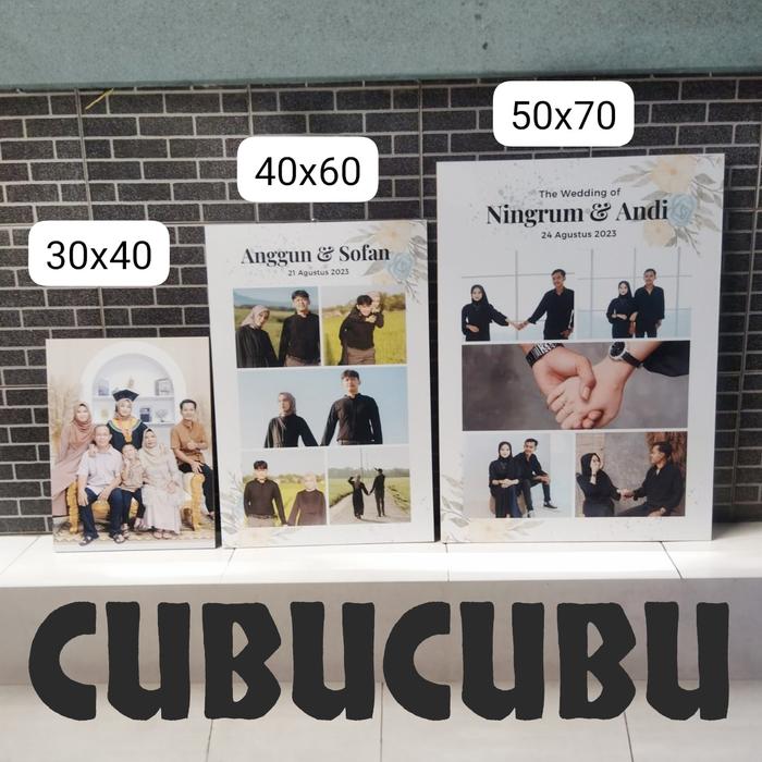 Gambar Cetak Foto Ukuran 30x40 A3 12R 60x40 16R Jumbo A2 Papan MDF 9mm - 30x40 dari Cubucubu.id undefined Tokopedia