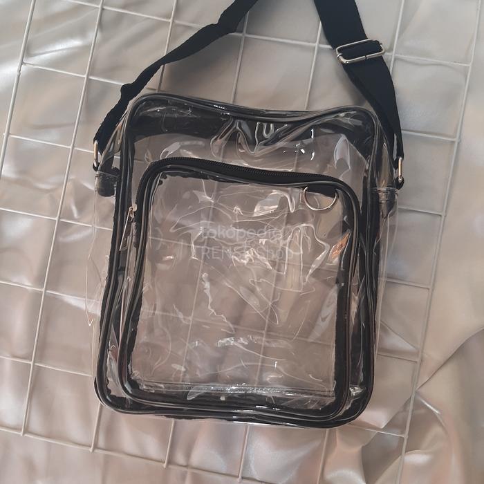 Gambar Tas Transparant Konser Selempang | Tas PVC / PVC Bag Concert - Hijau dari TRENSE Shop undefined 2 Tokopedia