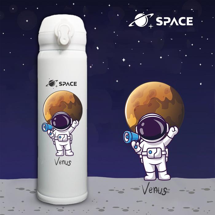 Gambar Tumbler Travel EdisI Planet Space Termos Clip On Kapasitas 500 ml - VENUS dari Pinter Cetak undefined Tokopedia