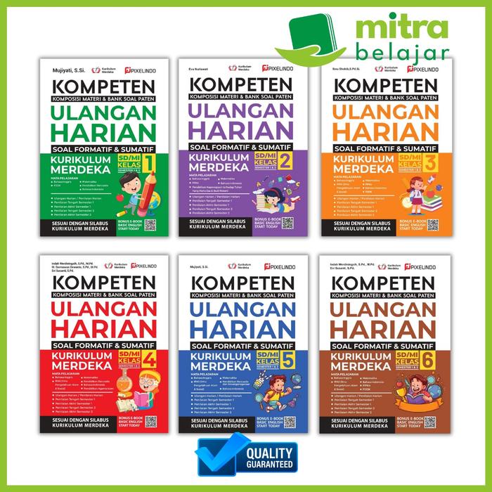 Jual Buku Sd Mi Kompeten Ulangan Harian Kurikulum Merdeka Kelas 1 2 3 4 ...