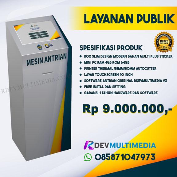 Gambar Mesin Antrian KIOSK Slim Touchscreen Pajak/Layanan Publik/Puskesmas - Layanan Publik dari Rdev Multimedia undefined Tokopedia