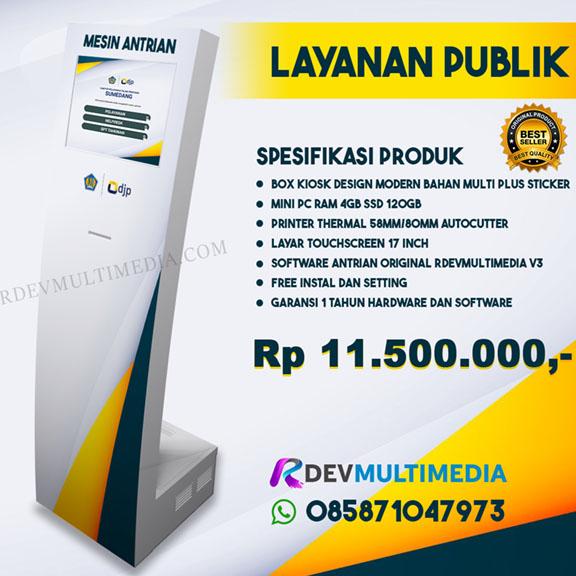 Gambar Mesin Antrian KIOSK Standar Touchscreen Pajak/Layanan Publik/Puskesmas - Layanan Publik dari Rdev Multimedia undefined Tokopedia