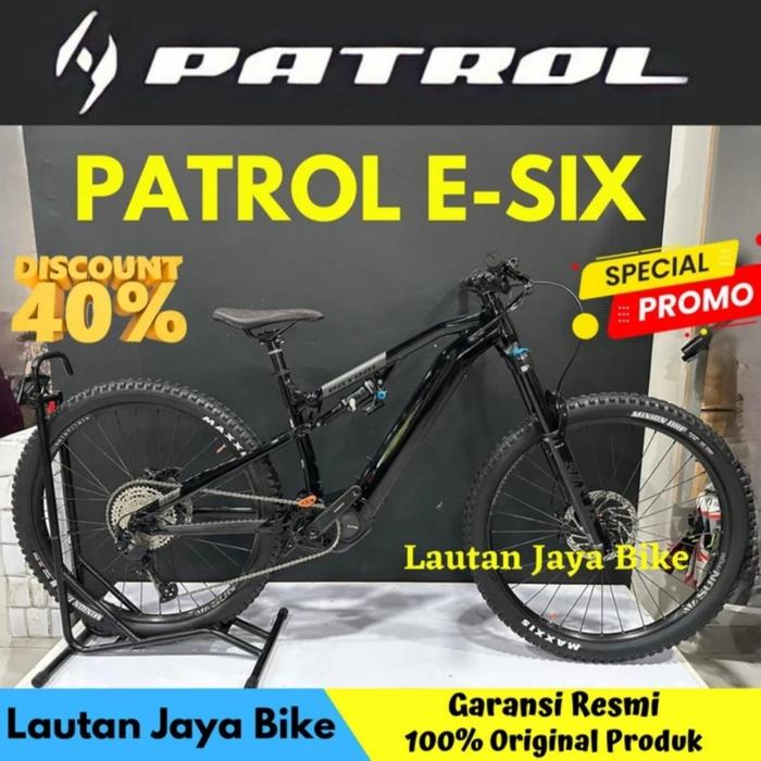 Gambar Sepeda Gunung PATROL E SIX Fork Fox Float 38 E-Bike dari Toko Sepeda Lautan Jaya_NEW undefined Tokopedia