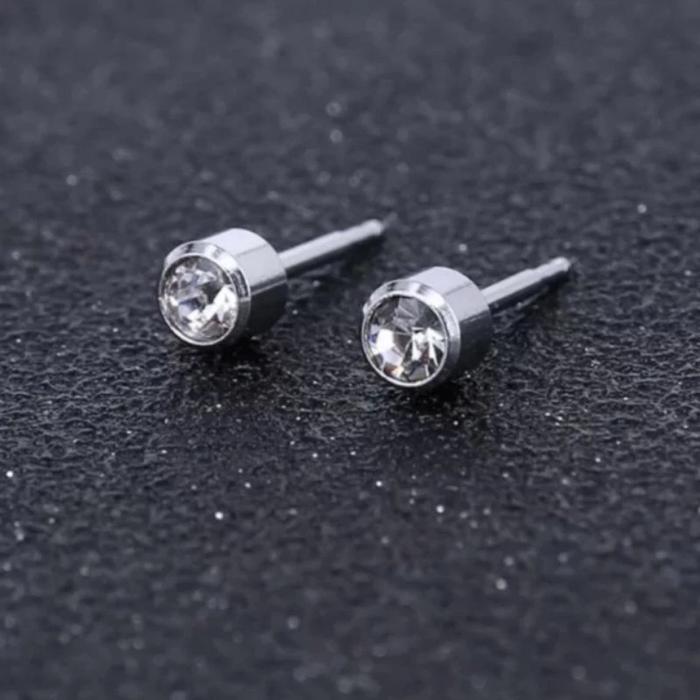 Gambar anting tusuk permata/Anting Tindik - Silver dari ICH Aksesoris 193 undefined Tokopedia
