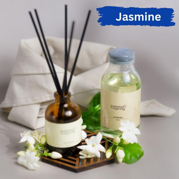 Gambar Refill Reed Difuser Pengharum Hotel Mewah Pewangi Toilet Kamar Mandi-2 - jasmine dari Summerspring Indonesia Shop undefined Tokopedia