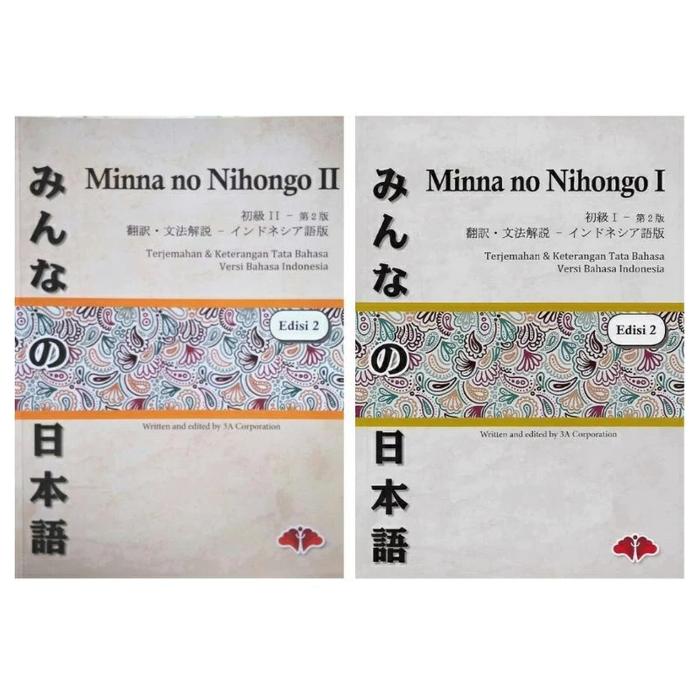 Jual Mina No Nihongo Jilid 1 2 Terjemah Indonesia Kab Sleman
