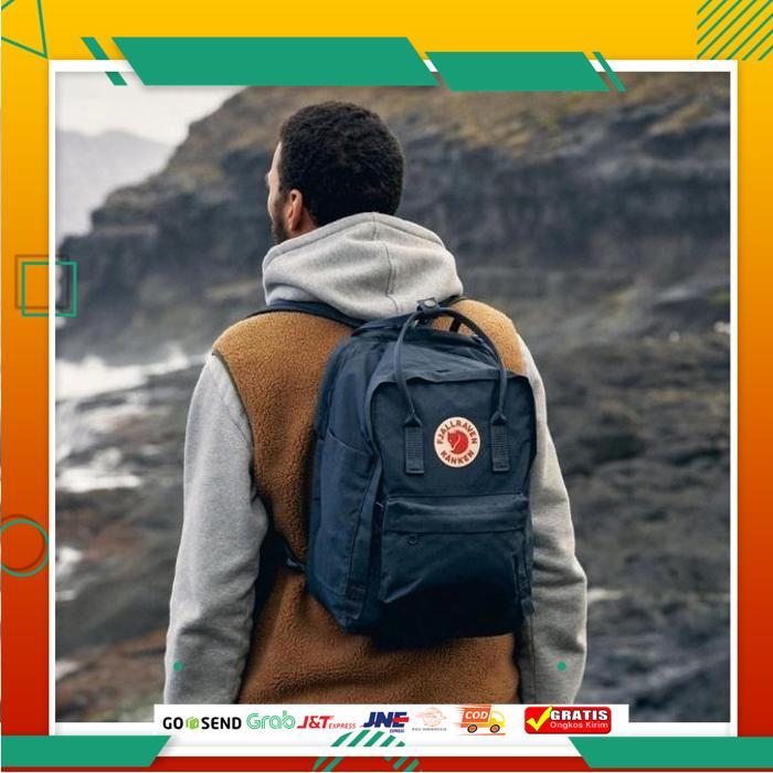 Jual tas ransel fjallraven kanken laptop 13 sky blue Jakarta