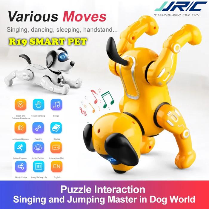 Gambar JJRC R19 Mainan Anak Anjing Smart Pet Remote Control Robot Dog Toy dari vesantra undefined Tokopedia