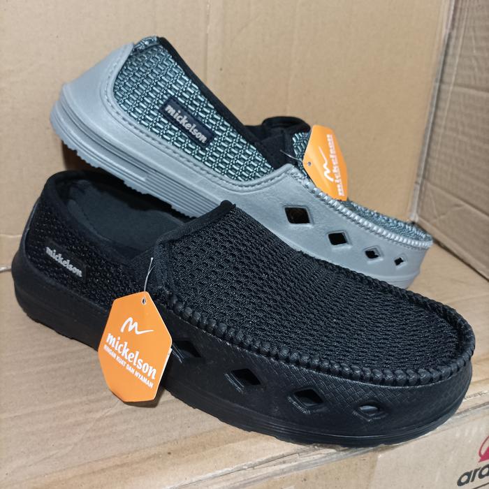 Gambar sepatu slip on pria Mickelson original by ardiles - Abu-abu, 43 dari Kizia shoes undefined Tokopedia