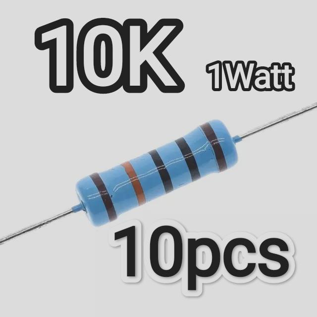 Gambar 10pcs resistor 10kohm 1watt besar original pullup pulldown dari elektroindo7 undefined Tokopedia
