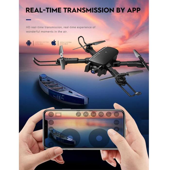 Gambar Falcon Quadcopter Drone R8 Wifi Dual Camera 1080P Optical Flow Sensor dari WATCHFORYOU Official undefined Tokopedia