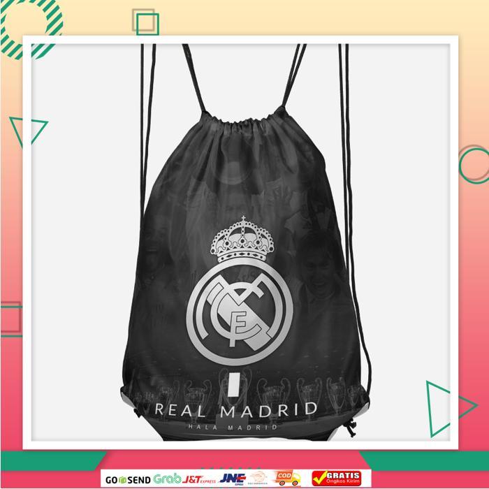 Gambar [hd custom] tas serut / string bag real madrid fullprint sublimation dari Farah-Shop12 undefined Tokopedia