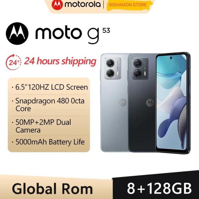 Gambar SMARTPHONE MOTOROLA MOTO G53 4G GLOBAL ANDROID RAM 8GB ROM 128GB dari ferinnabid store undefined Tokopedia