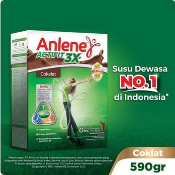 Gambar ANLENE ACTIFIT ORIGINAL 590 G SUSU NUTRISI DEWASA - COKELAT 590G dari FrankShopp undefined Tokopedia