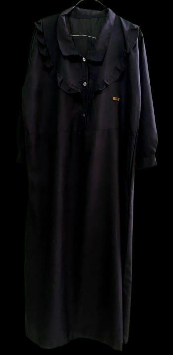 Gambar Gamis Mola Dewasa - Dress Katun Perempuan - Baju Termurah - Hitam dari Mortar Stone undefined Tokopedia