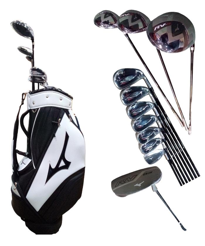 ゴルフクラブスタンド15本＋8本掛けフェルト＆人口芝付